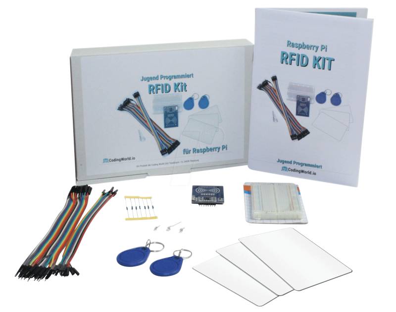 RASP JP RFID - Raspberry Pi - Das Jugend Programmiert RFID Kit von CODING WORLD