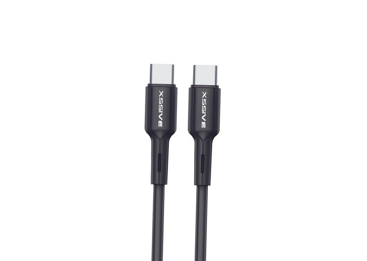 COFI 1453 1 Meter USB-C zu USB-C Ladekabel 2.4A Output Datenkabel schwarz Smartphone-Kabel von COFI 1453