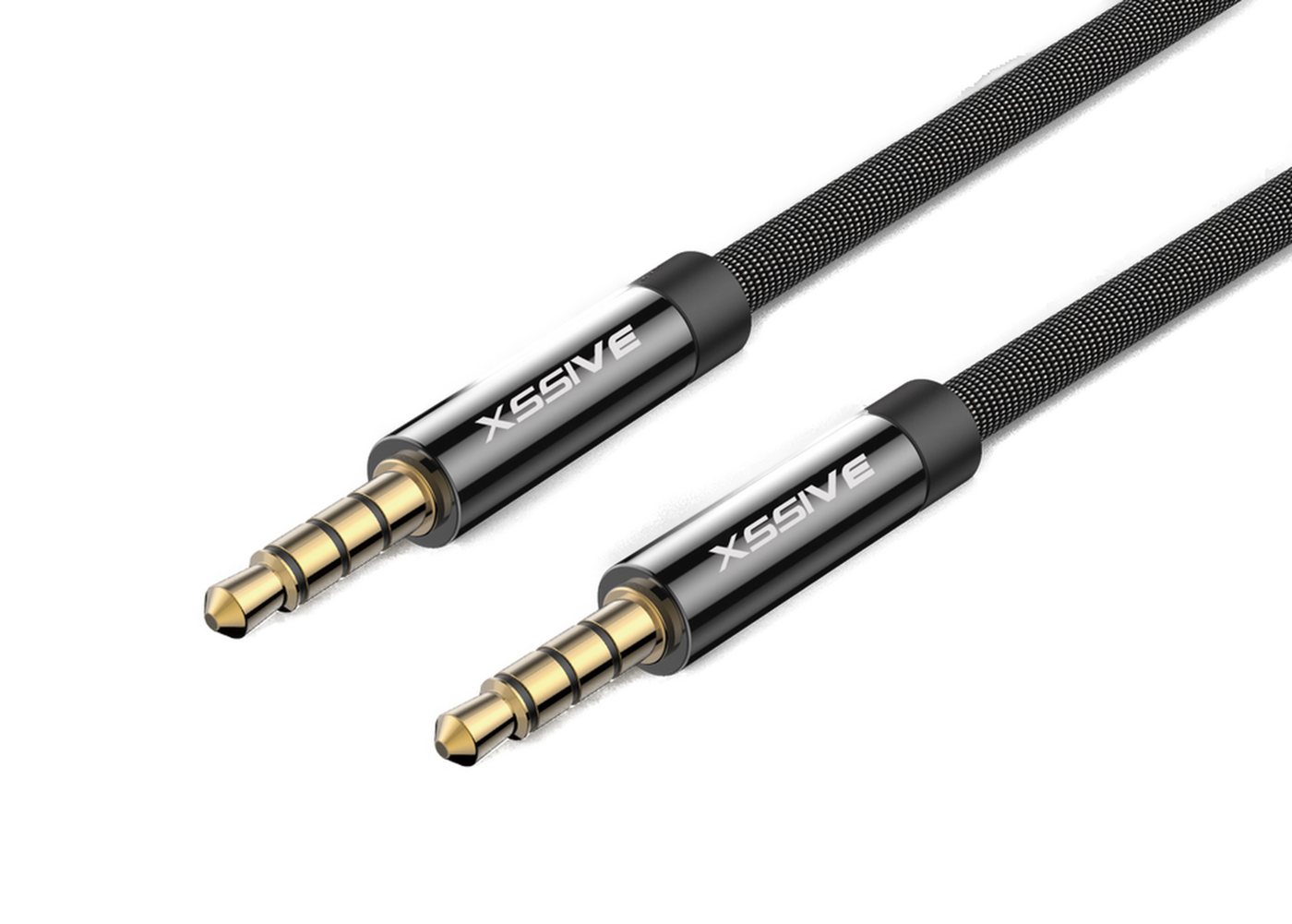 COFI 1453 1.2 Meter Audio Kabel 3,5mm Klinke Aux Kabel Stecker Audio-Kabel, (120 cm) von COFI 1453