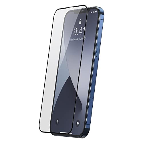 COFI 1453 2 x 5D Schutz Glas kompatibel mit iPhone 13 Schutz Folie mit Rahmen Vollständig Klebend und Abdeckung von COFI 1453