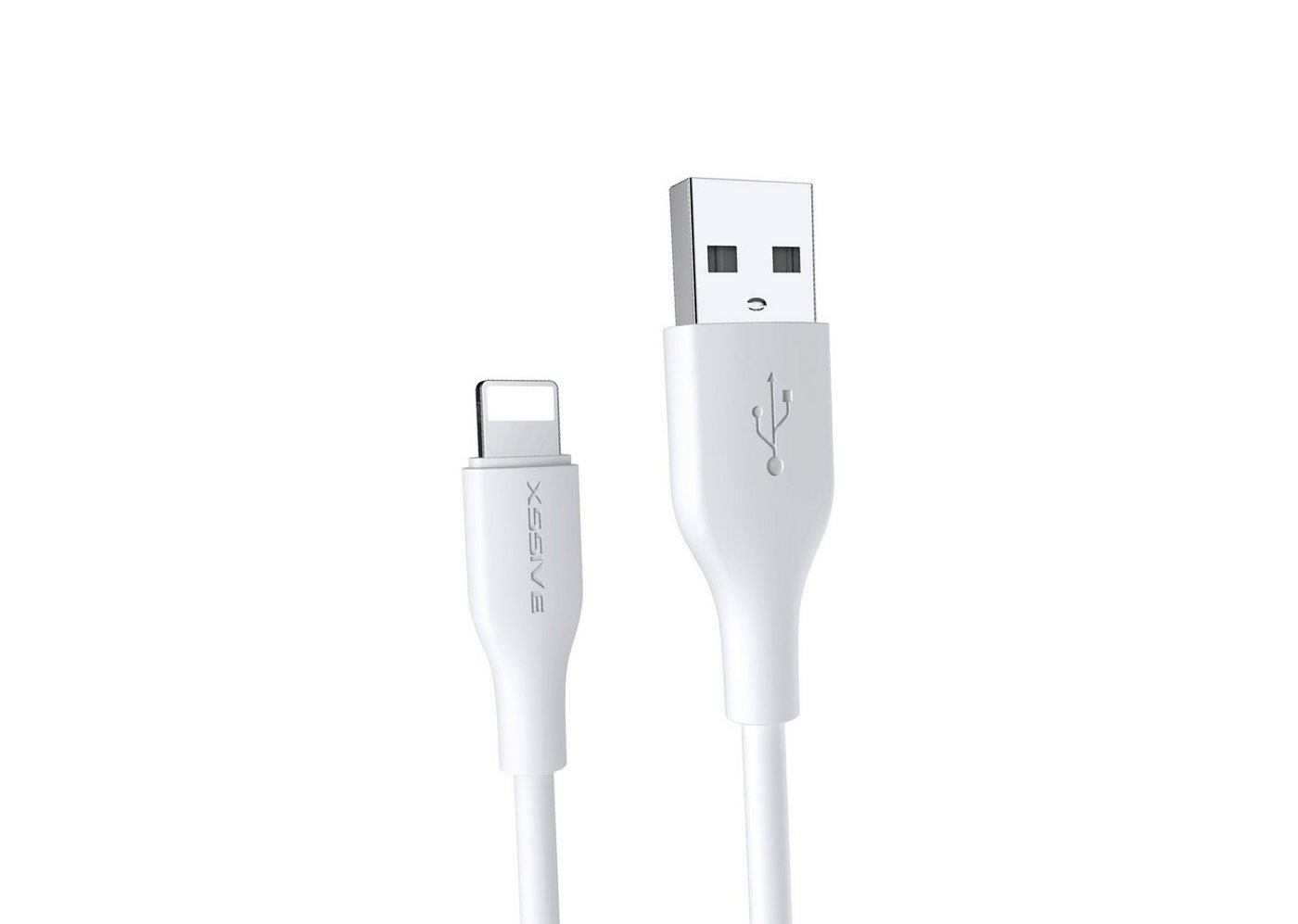 COFI 1453 2.4A 1 Meter iPhone Datenkabel 2.4A USB zu IOS weiß Smartphone-Kabel, (100 cm) von COFI 1453