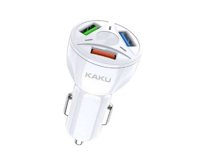 COFI 1453 20W Autoladegerät KFZ-Ladegerät 4.8A 3x USB Quick Charge 3.0 Weiß Smartphone-Ladegerät von COFI 1453