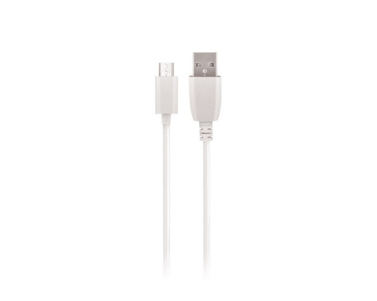COFI 1453 2m Ladekabel USB - microUSB Datenkabel Handy-Ladekabel Weiß USB-Kabel, (200 cm) von COFI 1453