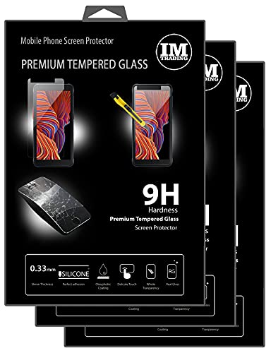 COFI 1453 3X Schutz Glas 9H Tempered Glass Display Schutz Folie Display Glas Screen Protector kompatibel mit Samsung Galaxy Xcover 5 EE (Enterprise Edition) von COFI 1453