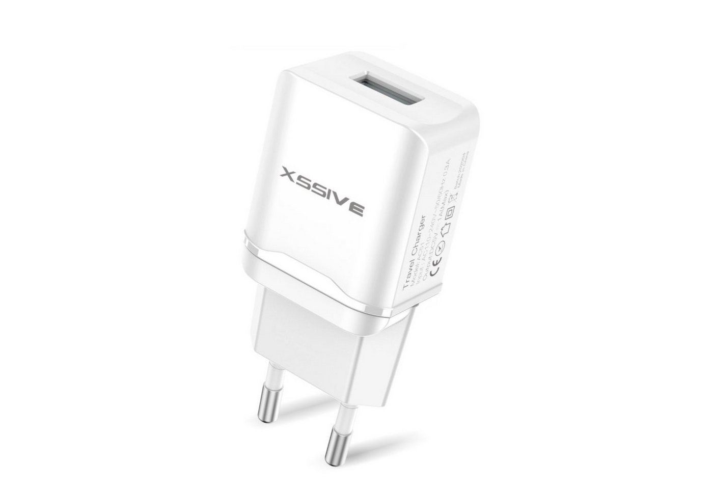COFI 1453 5W Travel USB Home Charger 1A Max Ladegerät mit 1m USB zu Micro Kabel Smartphone-Ladegerät von COFI 1453