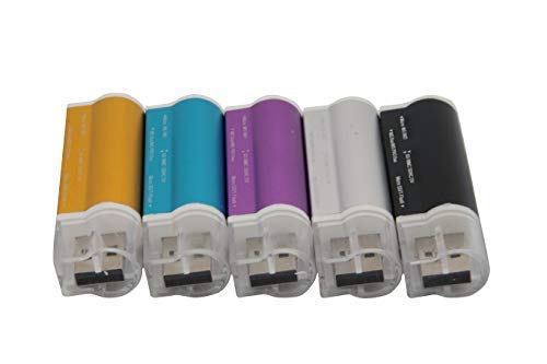 COFI 1453 All-in-One Speicherkartenleser Cardreader kompatibel mit SD/Micro SD/M2/M2PRODUO USB Kartenlesergerät Multi Kartenleser Adapter Silber von COFI 1453
