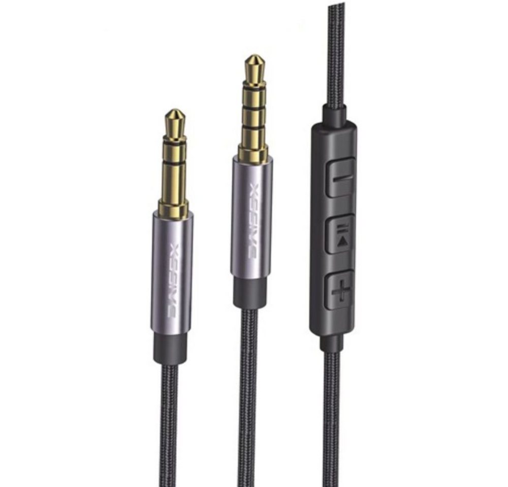 COFI 1453 Audiokabel-Splitter Male zu Male Volume Kontrol AUX Kabel Verlängerungskabel von COFI 1453
