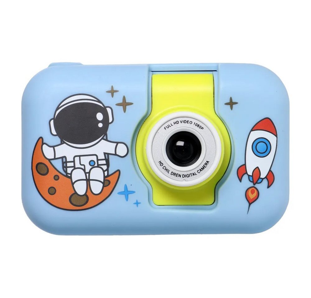 COFI 1453 Digitale Kinderkamera mit Astronauten Muster - KDC-0025 blau Kinderkamera von COFI 1453