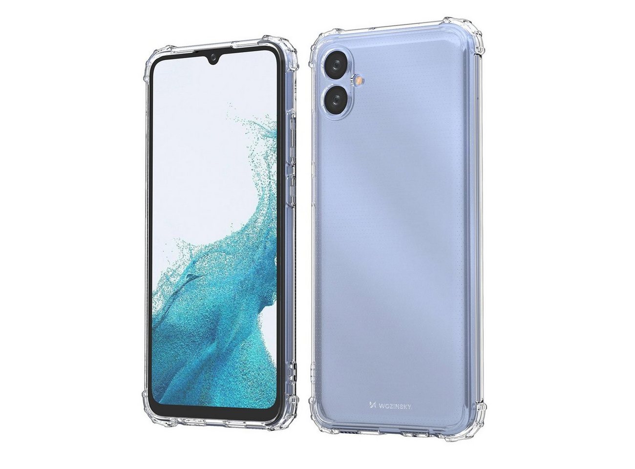 COFI 1453 Handyhülle Hülle Kantenschutz Hülle Case für Samsung Galaxy S23 FE transparent von COFI 1453