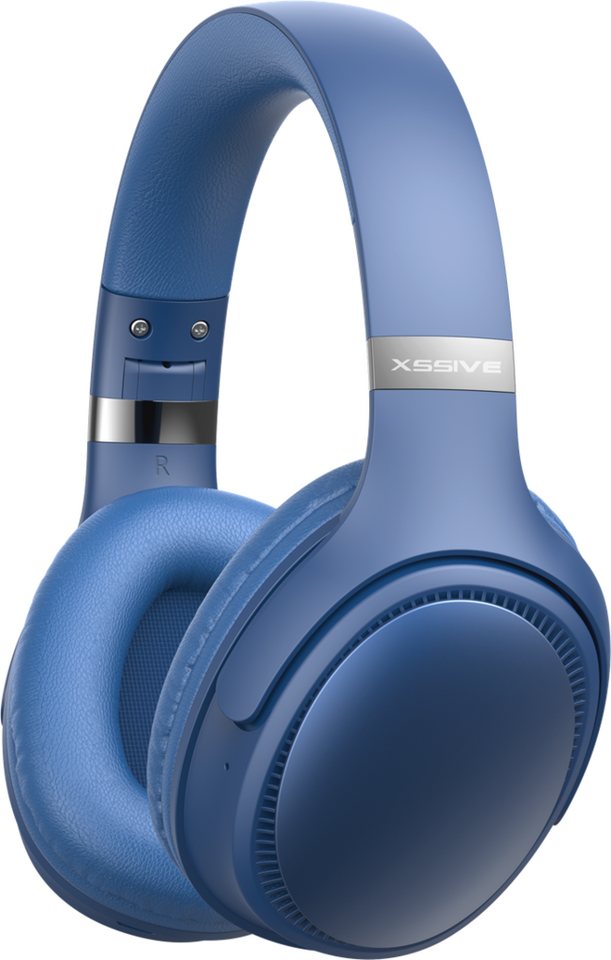 COFI 1453 Kabellose Over-Ear Kopfhörer mit Bluetooth V5.3 - Blau Over-Ear-Kopfhörer von COFI 1453