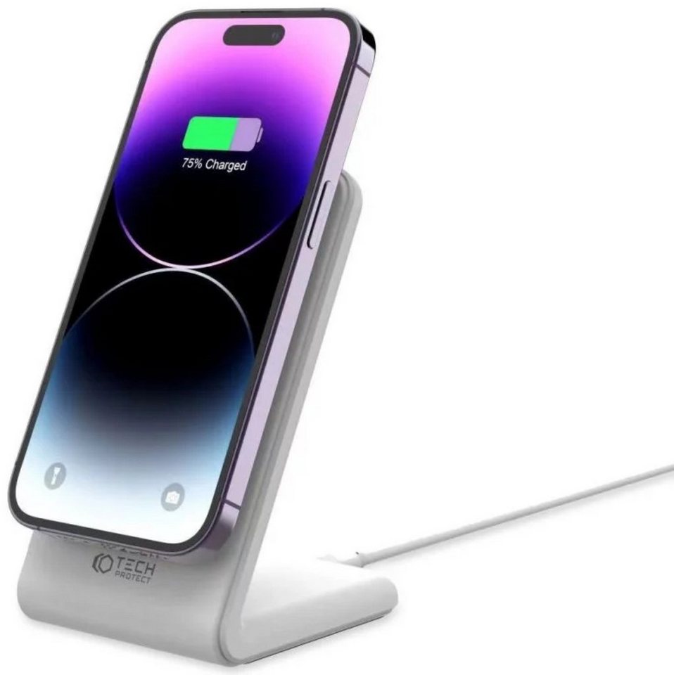 COFI 1453 Kabelloses Ladegerät 15 W magnetisch MagSafe 15W-A23 weiß Wireless Charger (1-tlg) von COFI 1453