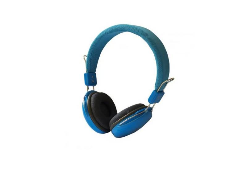 COFI 1453 Kopfhörer mit Mikrofon AP-60B blau 1,2 m Kabel Miniklinke 3,5 mm Kopfhörer von COFI 1453