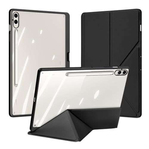 COFI 1453 Magi Hülle kompatibel mit Samsung Galaxy Tab S10 Ultra (mit Stifthalter und automatischem Ruhe-/Weckmodus) Schwarz von COFI 1453