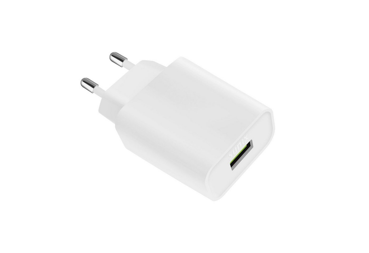 COFI 1453 QC 3.0 USB Schnell-Ladegerät Adapter + 1m iPhone Ladekabel weiß Smartphone-Ladegerät von COFI 1453
