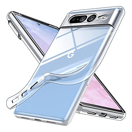 COFI 1453 Silikon Hülle Basic kompatibel mit Google Pixel 7 Pro Case TPU Soft Handy Cover Schutz Transparent von COFI 1453