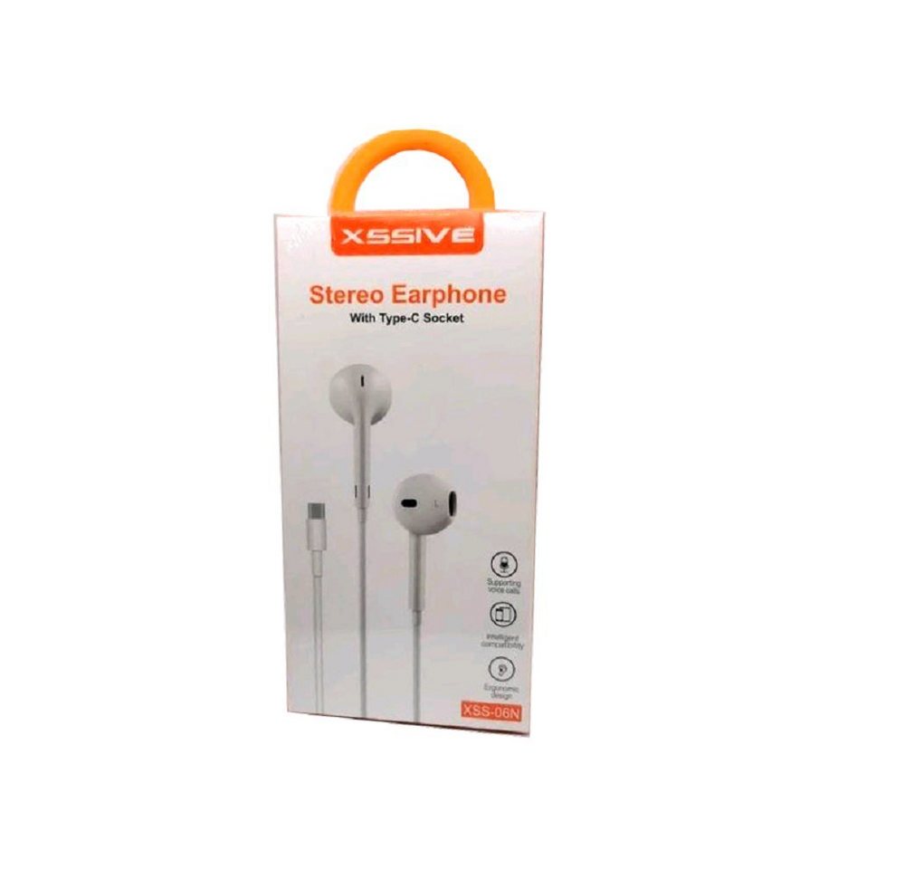 COFI 1453 USB C Kopfhörer Stereo Headset Ohrhörer Earphone In Ear weiß In-Ear-Kopfhörer von COFI 1453