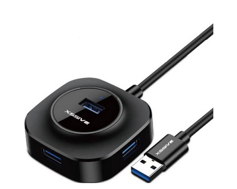 COFI 1453 USB-Verteiler USB 3.0 Gen 1 HUB 4x USB Verteiler Super Speed Adapter von COFI 1453