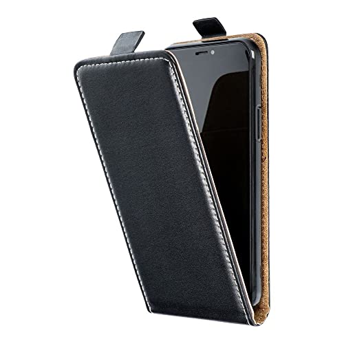 Flip Case kompatibel mit Samsung Galaxy A04s Handy Tasche vertikal aufklappbar Schutzhülle Klapp Hülle schwarz von COFI 1453