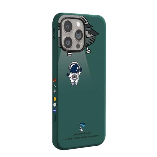 COFI 1453 Hülle kompatibel mit Xiaomi Redmi 12 4G Astronaut NASA Handy-Hülle Grün von COFI 1453
