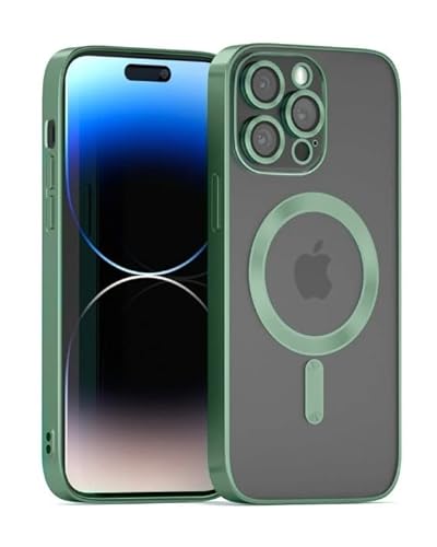 MagSafe Hülle mit Kameraschutz kompatibel mit iPhone 11 Pro Grün von COFI 1453
