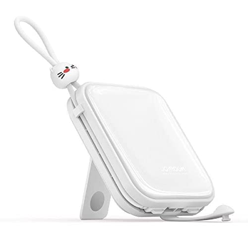 Powerbank mit USB-C- und iPhone Kabel und Ständer Cutie Series 10000mAh 22,5W Weiß Powerbank mit USB-C- und iPhone Kabel und Ständer Cutie Series 10000mAh 22,5W Weiß von COFI 1453
