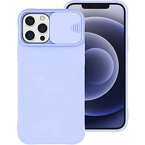 cofi1453® 360 Grad Schutz CamShield Silikon Cover Case Slim Handyhülle Schutzhülle mit Kameraschutz Kameraabdeckung kompatibel mit iPhone 12 Pro Hellblau von COFI 1453