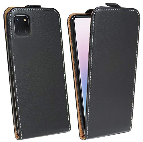 cofi1453® Flip Case kompatibel mit Samsung Galaxy Note 10 Lite (N770F) Handy Tasche vertikal aufklappbar Schutzhülle Klapp Hülle Schwarz von COFI 1453