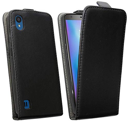 cofi1453® Flip Case kompatibel mit ZTE Blade A5 2019 Handy Tasche vertikal aufklappbar Schutzhülle Klapp Hülle Schwarz von COFI 1453