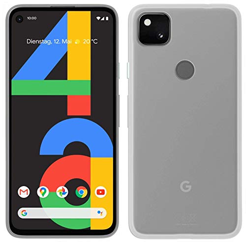 cofi1453® Silikon Hülle Basic kompatibel mit Google Pixel 4A Case TPU Soft Handy Cover Schutz Transparent von COFI 1453