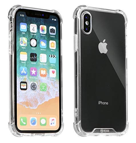 cofi1453 Schutzhülle Bumper Roar Armor kompatibel mit iPhone XR Silikon Hülle Zubehör Tasche in Transparent von COFI 1453