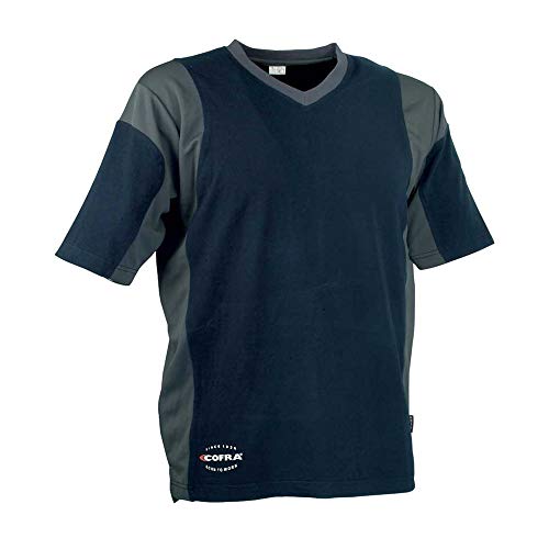 COFRA V080-0-06A.Z/7 Java Kurzärmelig T-Shirt, Marine/Anthrazit, Größe 7 von COFRA