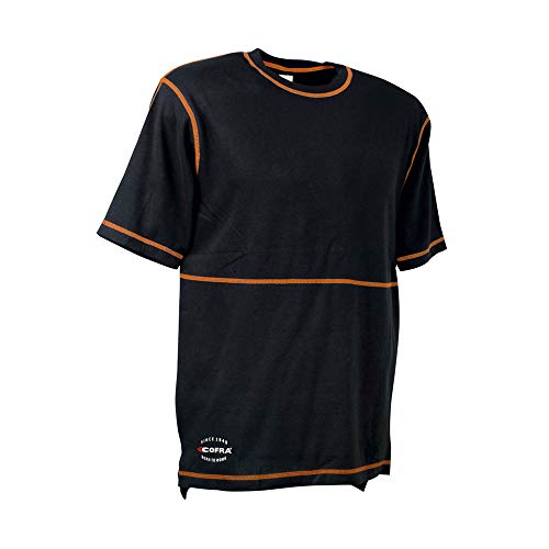 COFRA V086-0-05A.Z/2 BILBAO Kurzärmelig T-Shirt, Schwarz, Größe 2 von COFRA