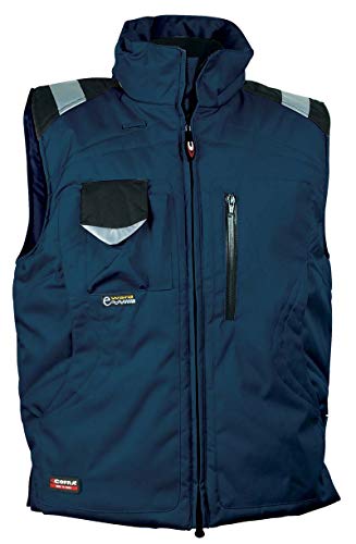 Cofra V013-0-02A.Z56 POLAR Thermoweste, 100% Polyester-Polyurethan beschichtet Marineblau/Schwarz, Größe 56 von COFRA