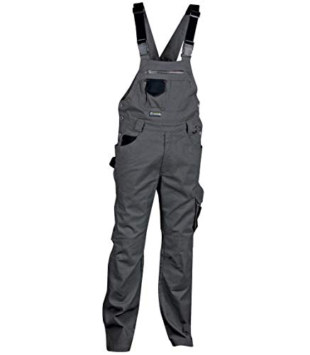 Cofra V062-0-04.Z54 STEEL Latz, 60% Baumwolle, 40% Polyester, 245G. Anthrazit/Schwarz, Größe 54 von COFRA