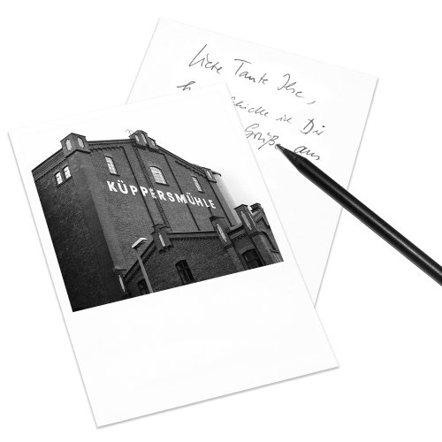 5er-Set Postkarte DIN A6 Essen/Ruhr im Retro-Stil - Motiv: Küppersmühle von COGNOSCO