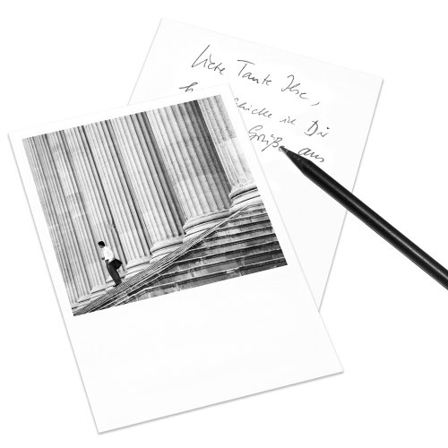 5er-Set Postkarte DIN A6 München im Retro-Stil - Motiv: Staatl. Antikensammlung von COGNOSCO