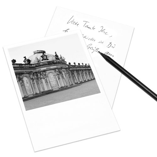 Postkarte Potsdam im Retro-Stil - Motiv: Sanssouci von COGNOSCO
