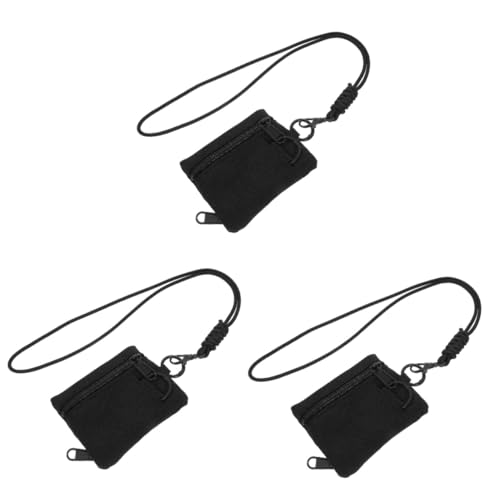 COHEALI 3 Stück Outdoor Kleine Tasche Reisepasshülle Halstasche Taille Hängetasche Lanyard Geldbörse Mehrzwecktasche Reise Hals Geldbörse Kartenhalter Um Den Hals Wasserdichte Halstasche von COHEALI
