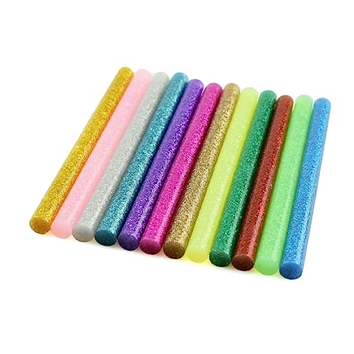COHEALI 60 Pack Glitter Heißklebestifte 7x100mm Mini Klebestifte Für COHEALI 60 Pack Glitter Heißklebestifte 7x100mm Mini Klebestifte Für von COHEALI