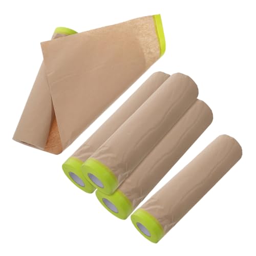 Vorgeklebte Abdeckpapierrolle 5 Stück Auto-abdeckband für Motorräder Künstler und Bauunternehmer von COHEALI
