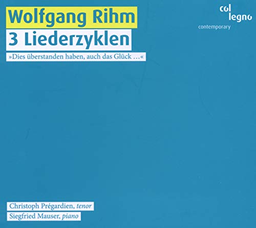 3 Liederzyklen 3 Liederzyklen von COL LEGNO