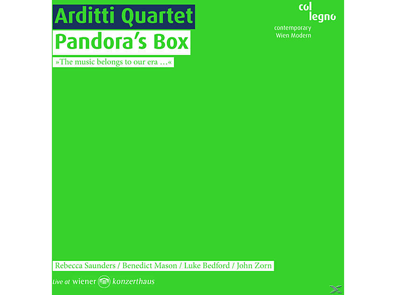 Arditti Quartet, Bennedikt Mason, Luke Bedford, John Zorn - Pandora's Box (CD) von COL LEGNO
