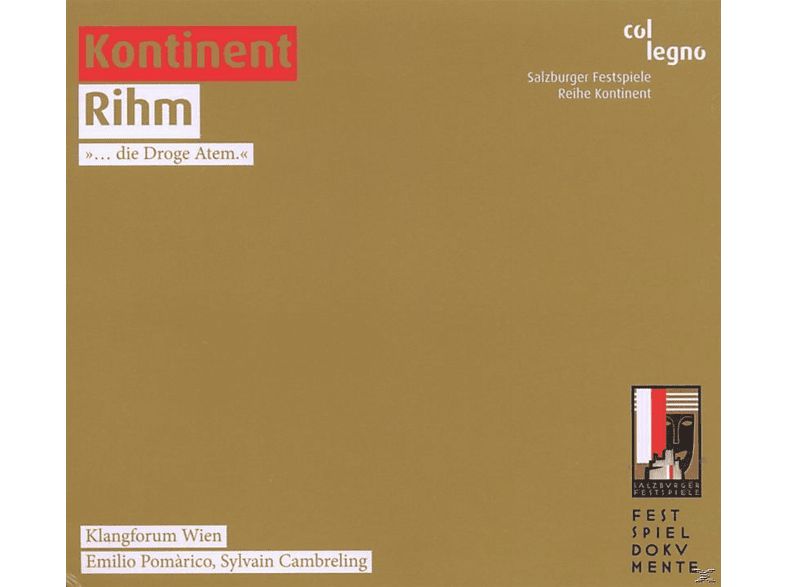 Emilio Pomarico, Klangforum Wien - Kontinent (CD) von COL LEGNO