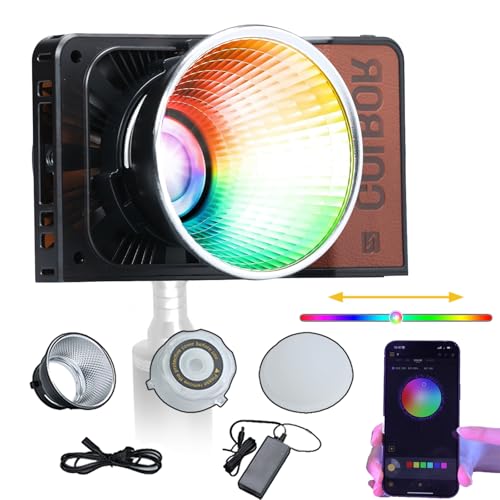 COLBOR W100R RGB Videolicht,100W Kameralicht 2,4G/APP Steuerung,Studio Dauerlicht CRI 97+,Geräuschreduzierung integrierte Lüfter stumm schalten Bowens Mount Filmlicht mit DC/Typ-C-Anschluss COLBOR W100R RGB Videolicht,100W Kameralicht 2,4G/APP Steuerung,Studio Dauerlicht CRI 97+,Geräuschreduzierung integrierte Lüfter stumm schalten Bowens Mount Filmlicht mit DC/Typ-C-Anschluss von COLBOR