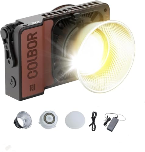 Colbor Video Light LED W100 for Live Streaming Support APP Control 3570 Lux Adjustable Range 2700K to 6500K Long-Lasting by Cooling System Portable for Cob Video Light Photography Studio Colbor Video Light LED W100 for Live Streaming Support APP Control 3570 Lux Adjustable Range 2700K to 6500K Long-Lasting by Cooling System Portable for Cob Video Light Photography Studio von COLBOR