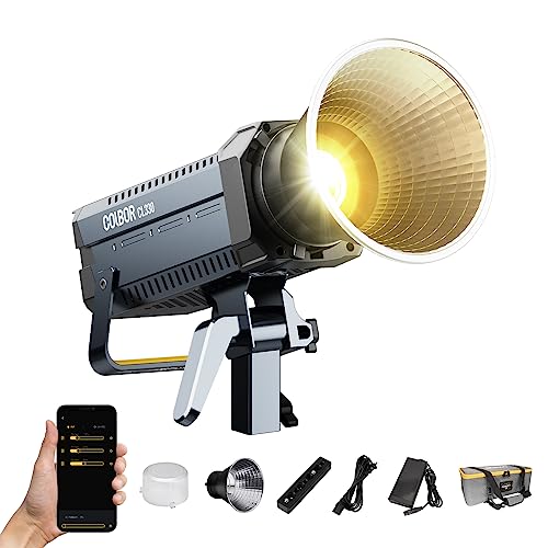 Videoleuchte, Colbor CL330 330W Dauerlicht 2700-6500K Bi-Color CRI96+ 128000Lux@1m mit Bowens Mount App-Steuerung 10 Lichteffekte Tageslight für Videoaufnahme, Videoleuchte-LED-Studio-Lmape-Fotografie Videoleuchte, Colbor CL330 330W Dauerlicht 2700-6500K Bi-Color CRI96+ 128000Lux@1m mit Bowens Mount App-Steuerung 10 Lichteffekte Tageslight für Videoaufnahme, Videoleuchte-LED-Studio-Lmape-Fotografie von COLBOR