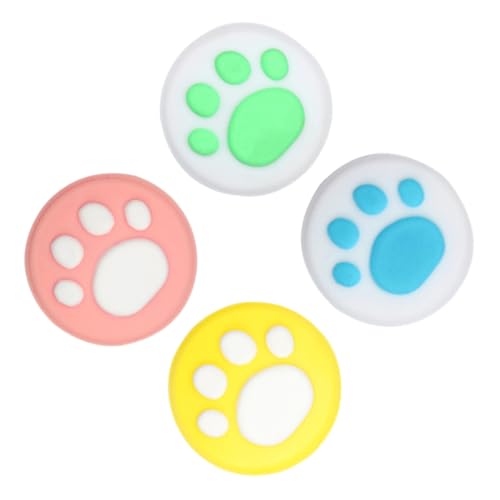 COLLBATH 1 Set Katzenpfoten Joystick Kappen Daumengriff Abdeckungen Kompatibel Mit Switch Und Switch OLED 4 Farben Joystick Cover Für Game Machine COLLBATH 1 Set Katzenpfoten Joystick Kappen Daumengriff Abdeckungen Kompatibel Mit Switch Und Switch OLED 4 Farben Joystick Cover Für Game Machine von COLLBATH