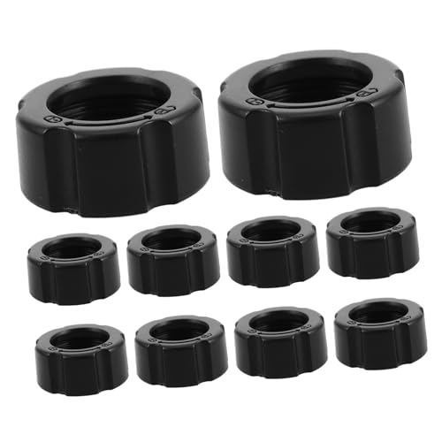 COLLBATH 10 Stück Mobilfunkmutter Befestigungsmutter für Autohalterung Zubehör für Telefonhalter Ring für Kugelgelenk-Festadapter Autozubehör Auto versorgung Plastik Schwarz von COLLBATH