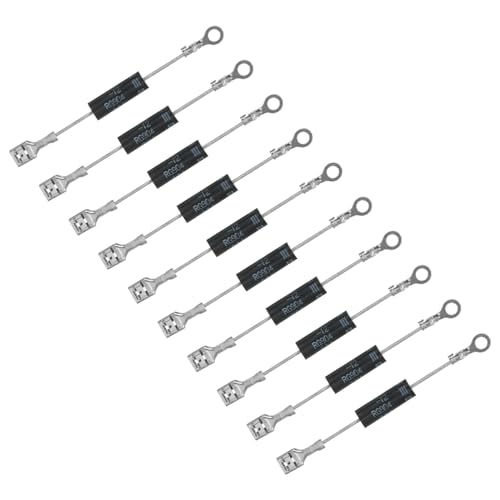 COLLBATH 10St Mikrowellenzubehör Mikrowellenofen Zubehör Hochspannungsdiode für Mikrowellen Mikrowellendiode Universaldiode für Mikrowellenherde Diode für Haushaltsmikrowellenherde Dioden von COLLBATH