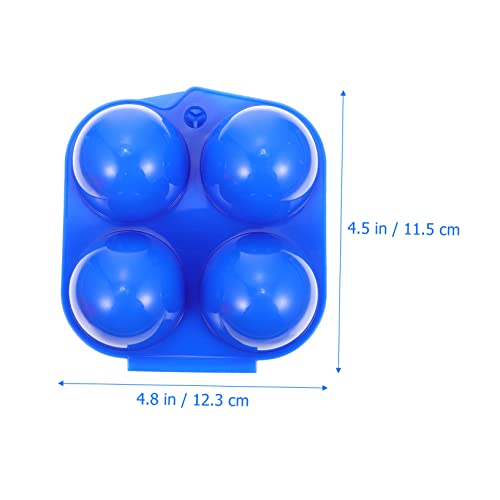 COLLBATH 2st Aufbewahrungsbox Für Eier Reise Kühlschrank Kunststoffständer Camping Eierträger Zusammenklappbare Tabletts Kunststoffbehälter Campingkühlschrank Küche Bälle Plastik Grill von COLLBATH